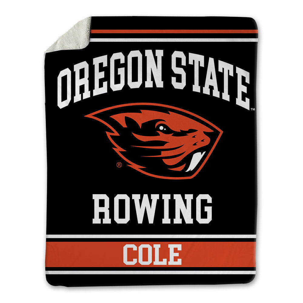 Oregon State - NCAA Men's Rowing : Hudson Cole - Blanket-0