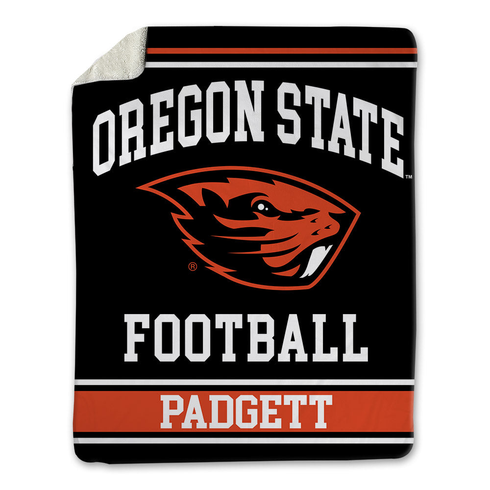 Oregon State - NCAA Football : Jayden Padgett - Blanket-0