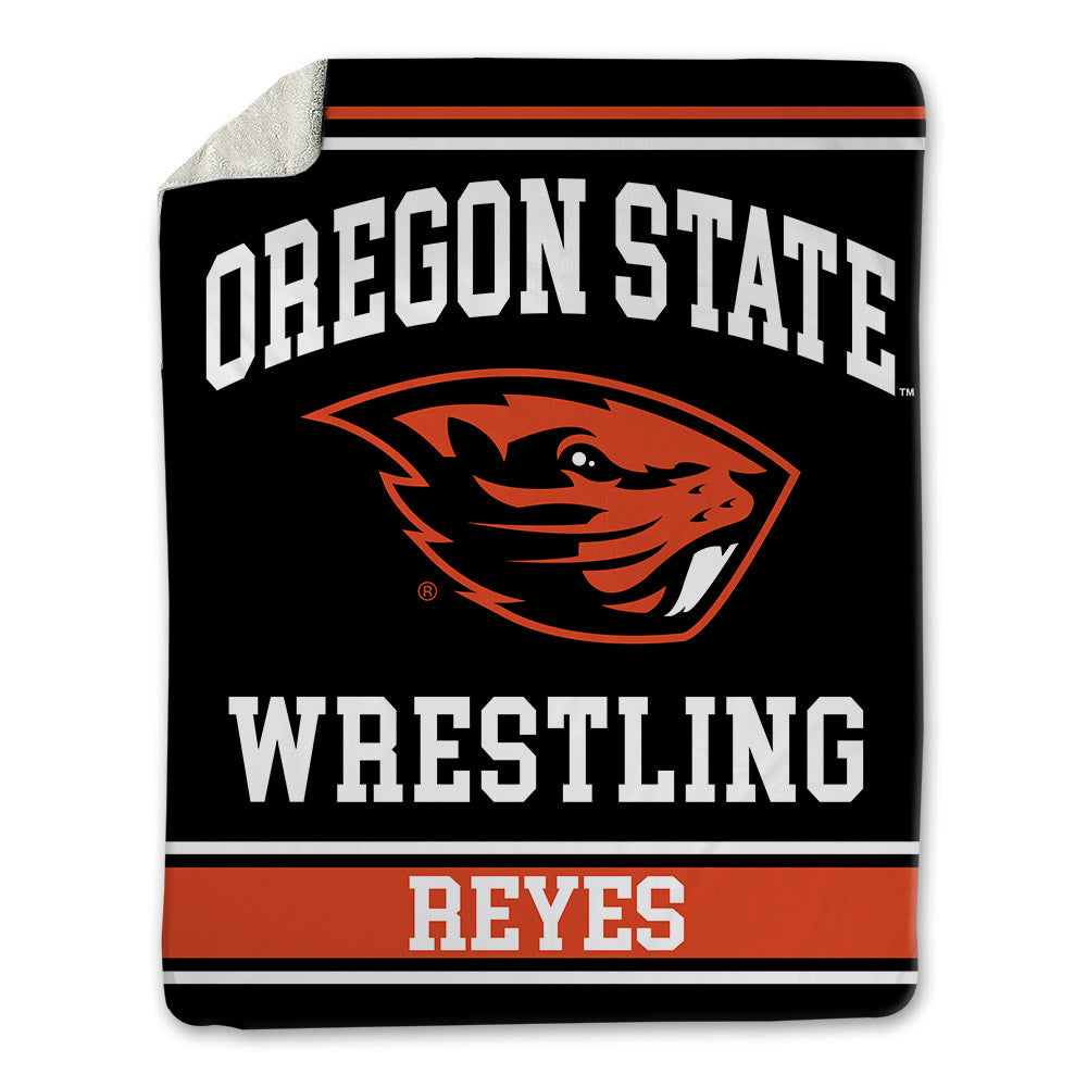 Oregon State - NCAA Wrestling : Adrien Reyes - Blanket-0