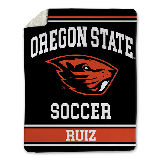 Oregon State - NCAA Men's Soccer : Joan Ruiz - Blanket-0