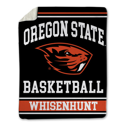 Oregon State - NCAA Women's Basketball : Gabe Whisenhunt - Blanket-0
