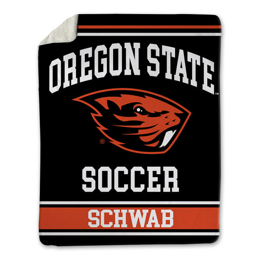 Oregon State - NCAA Women's Soccer : Adele Schwab - Blanket-0