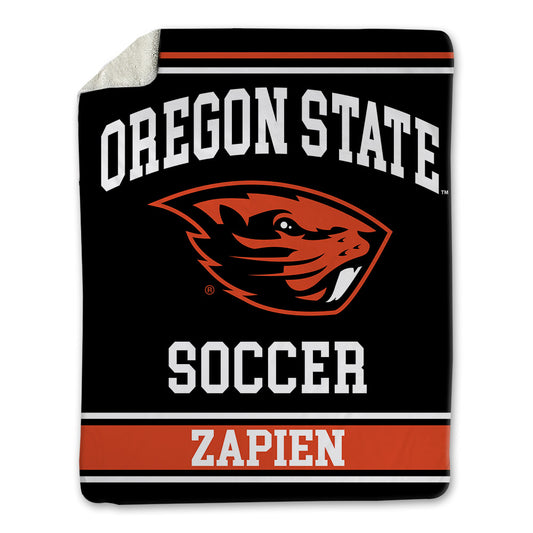 Oregon State - NCAA Men's Soccer : Javier Zapien - Blanket-0