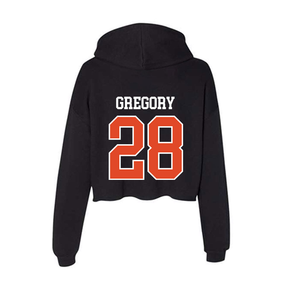 Oregon State - NCAA Baseball : Calvin Gregory - Women's Crop Fleece Hoodie-1