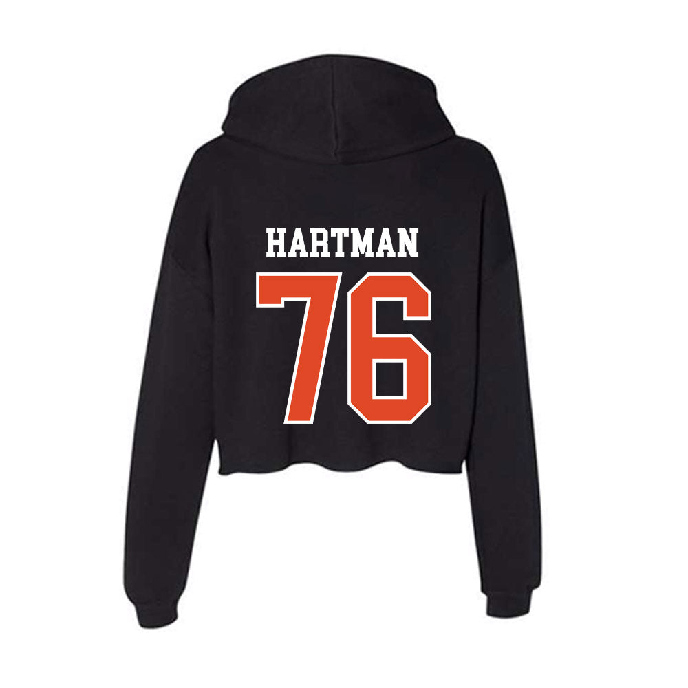 Oregon State - NCAA Football : Ben Hartman - Women's Crop Fleece Hoodie-1