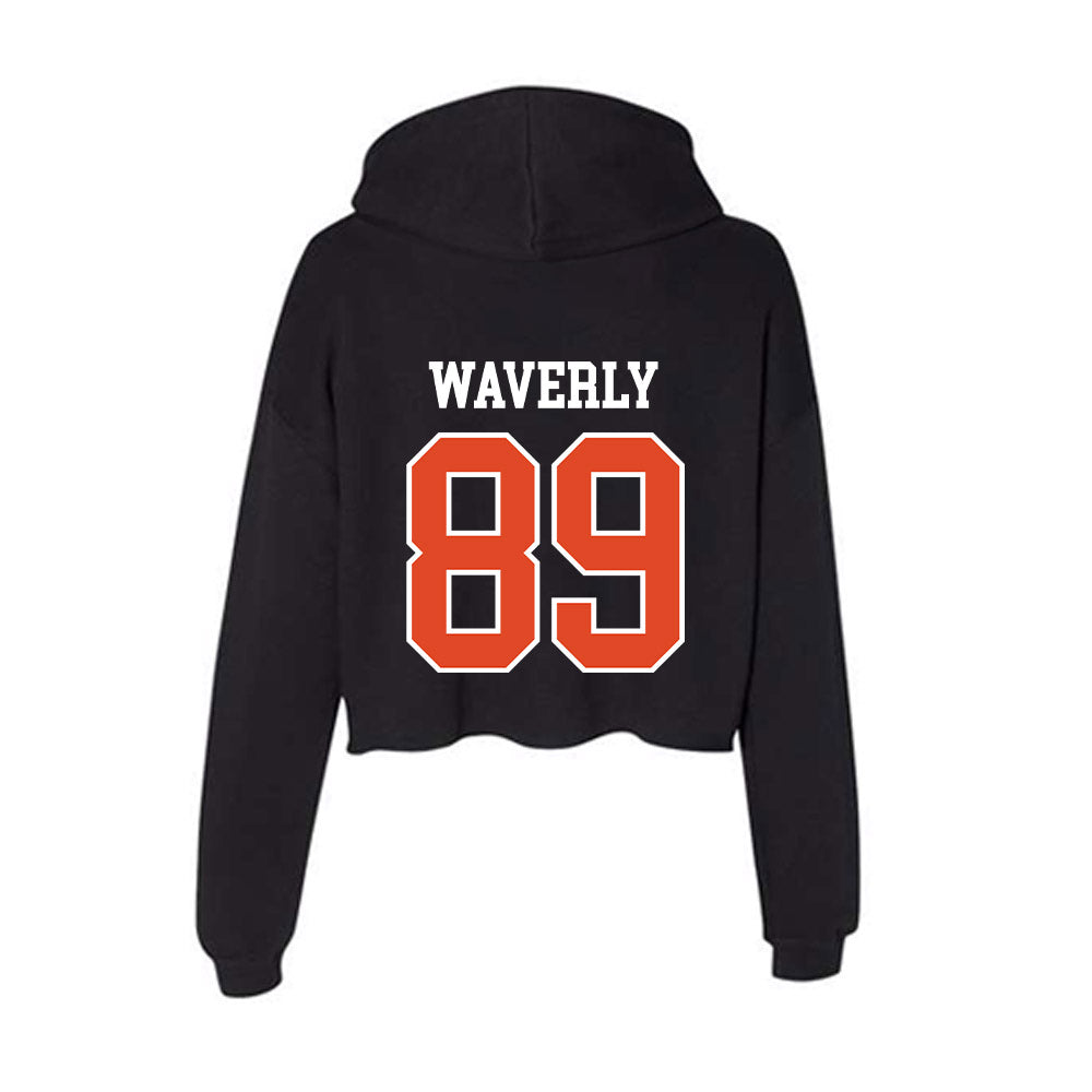 Oregon State - NCAA Football : T'Andre Waverly - Women's Crop Fleece Hoodie-1