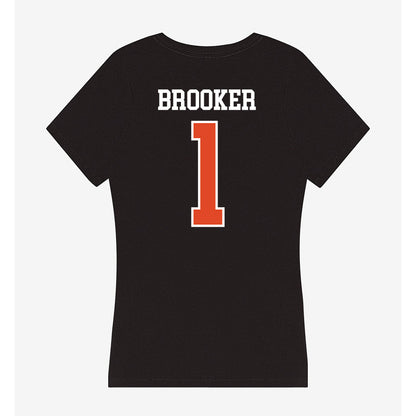 Oregon State - NCAA Women's Soccer : Libby Brooker - Women's V-Neck T-Shirt-1