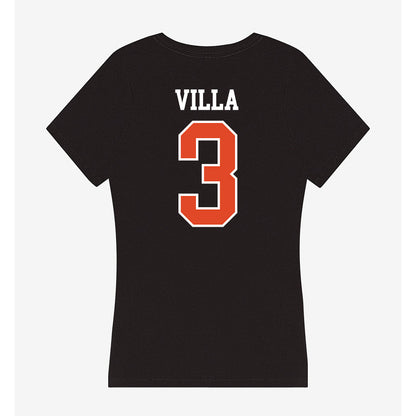 Oregon State - NCAA Women's Basketball : Jenna Villa - Women's V-Neck T-Shirt-1