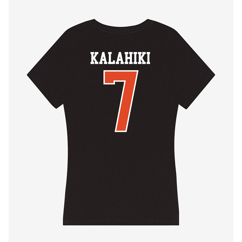 Oregon State - NCAA Football : Kahanu Kalahiki - Women's V-Neck T-Shirt-1