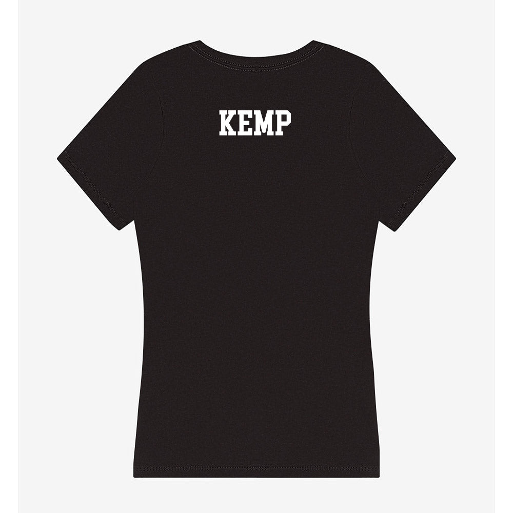 Oregon State - NCAA Men's Track & Field : Mia Kemp - Women's V-Neck T-Shirt-1