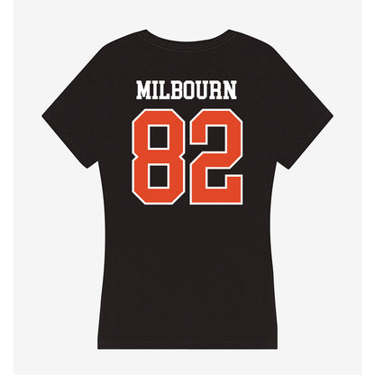 Oregon State - NCAA Football : Gabe Milbourn - Women's V-Neck T-Shirt-1