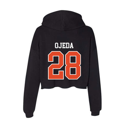 Oregon State - NCAA Football : Caleb Ojeda - Women's Crop Fleece Hoodie-1