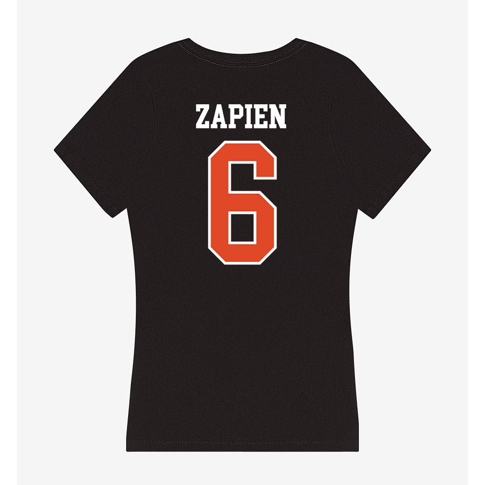 Oregon State - NCAA Men's Soccer : Javier Zapien - Women's V-Neck T-Shirt-1