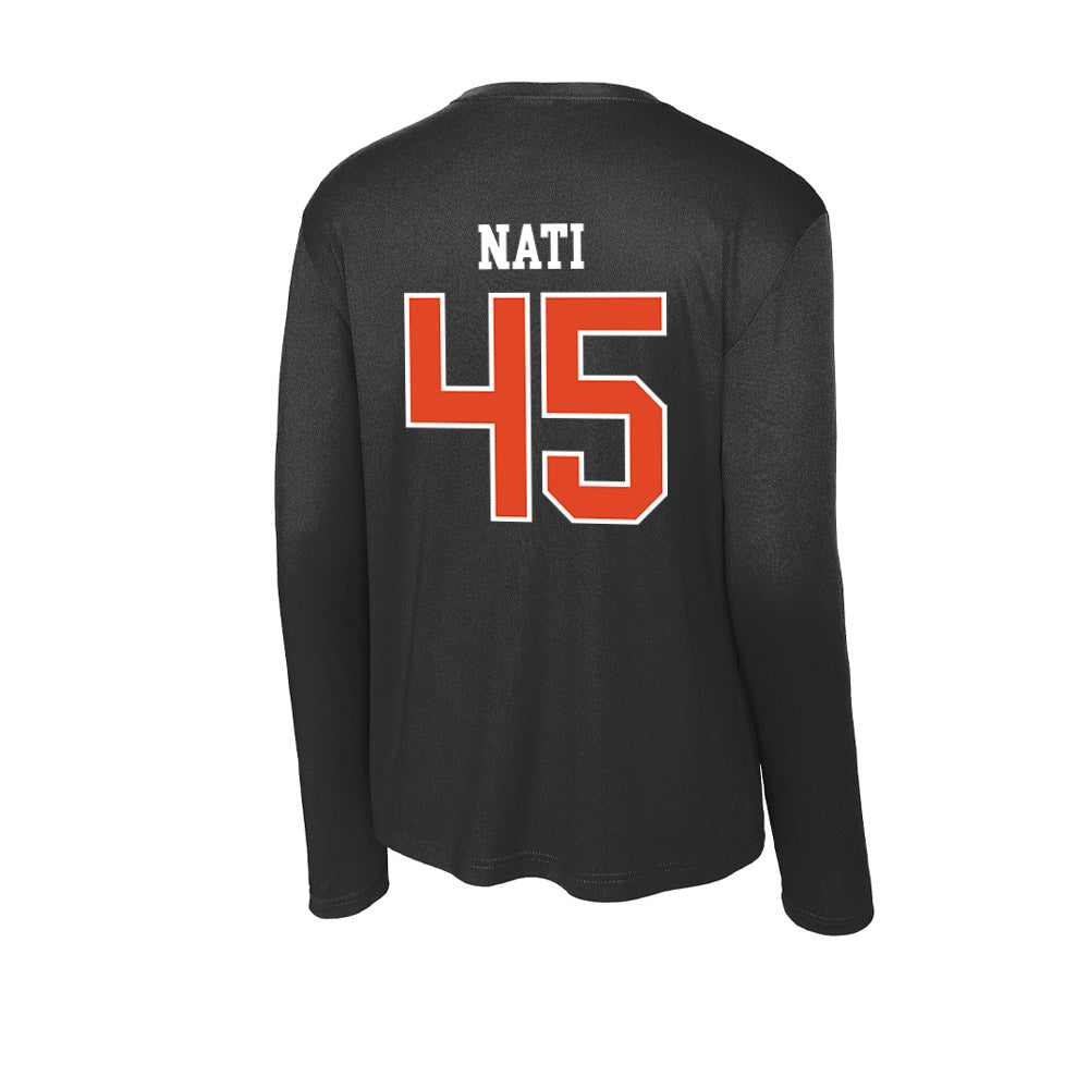 Oregon State - NCAA Baseball : Joshua Nati - Activewear Long Sleeve T-Shirt-1