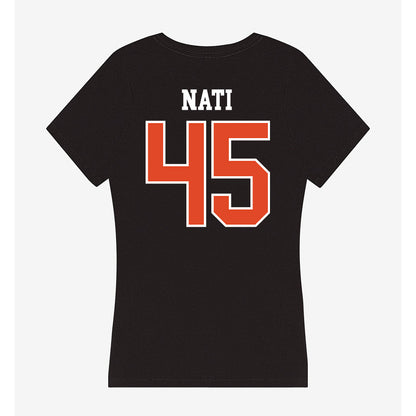 Oregon State - NCAA Baseball : Joshua Nati - Women's V-Neck T-Shirt-1