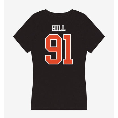Oregon State - NCAA Football : Jaylen Hill - Women's V-Neck T-Shirt-1
