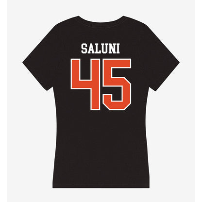 Oregon State - NCAA Football : Semisi Saluni - Women's V-Neck T-Shirt-1