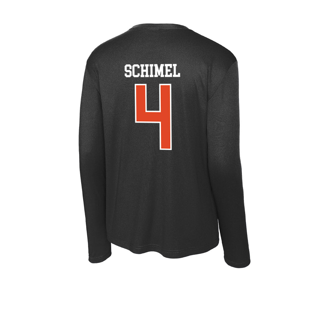 Oregon State - NCAA Women's Basketball : Ally Schimel - Activewear Long Sleeve T-Shirt-1