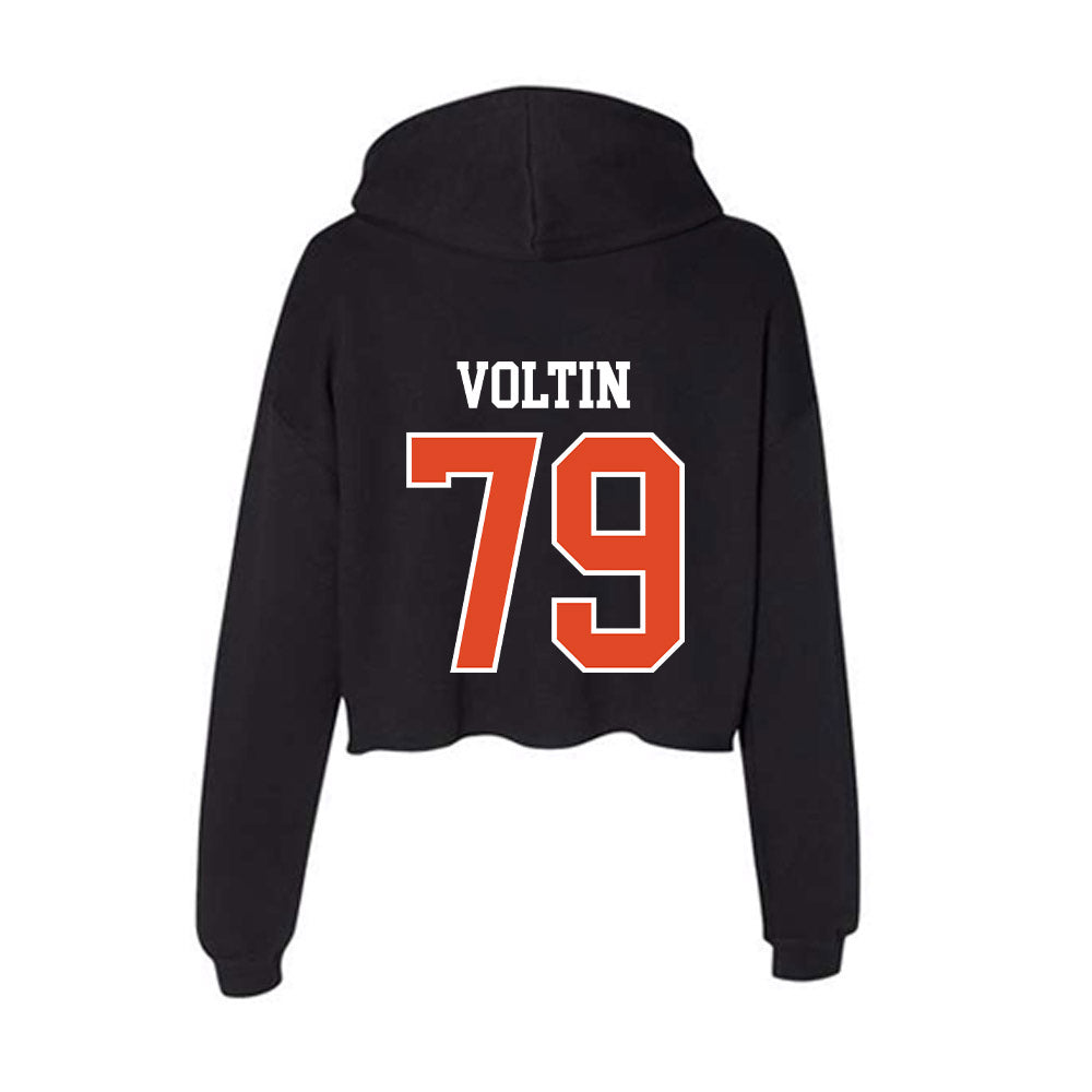 Oregon State - NCAA Football : Tyler Voltin - Women's Crop Fleece Hoodie-1