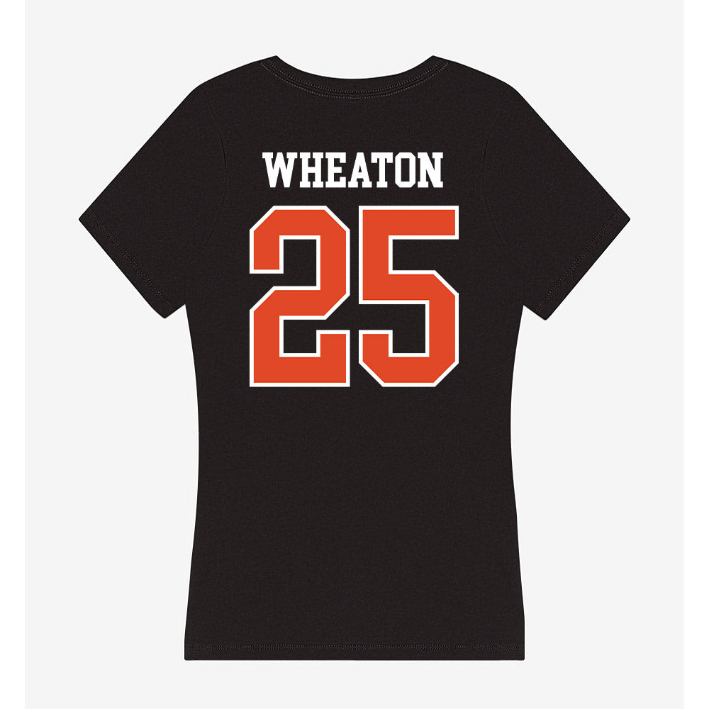 Oregon State - NCAA Football : Kai Wheaton - Women's V-Neck T-Shirt-1