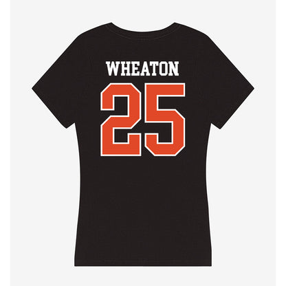 Oregon State - NCAA Football : Kai Wheaton - Women's V-Neck T-Shirt-1