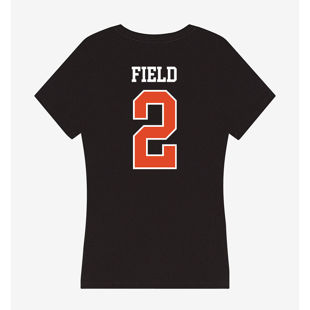 Oregon State - NCAA Women's Basketball : Katelyn Field - Women's V-Neck T-Shirt-1