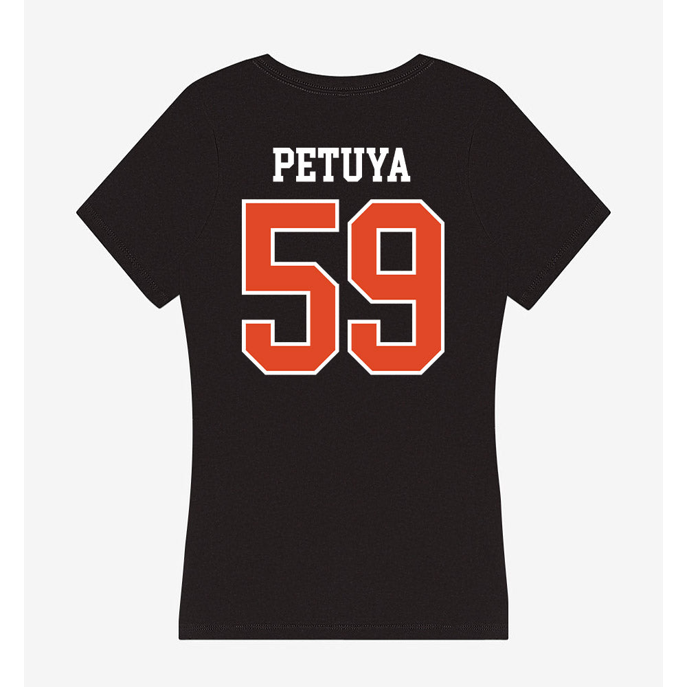 Oregon State - NCAA Football : Frankie Petuya - Women's V-Neck T-Shirt-1
