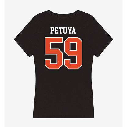 Oregon State - NCAA Football : Frankie Petuya - Women's V-Neck T-Shirt-1