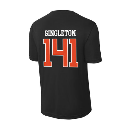 Oregon State - NCAA Wrestling : Nash Singleton - Activewear T-Shirt-1