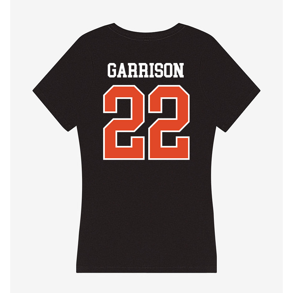 Oregon State - NCAA Football : Tre Garrison - Women's V-Neck T-Shirt-1