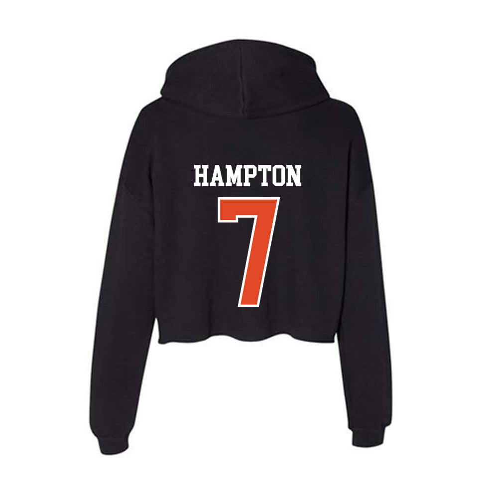 Oregon State - NCAA Football : Aeryn Hampton - Women's Crop Fleece Hoodie-1