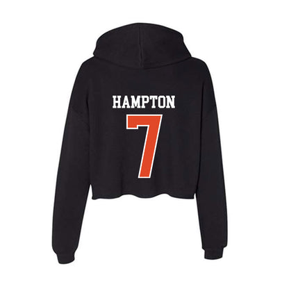 Oregon State - NCAA Football : Aeryn Hampton - Women's Crop Fleece Hoodie-1