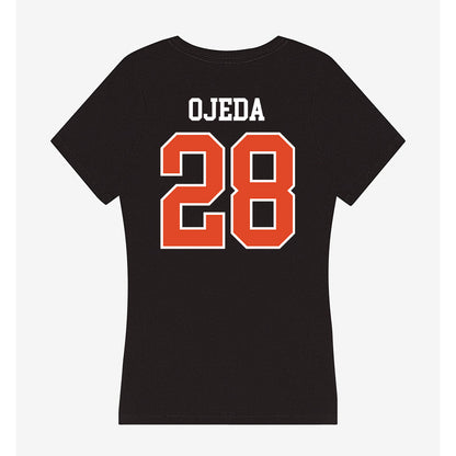 Oregon State - NCAA Football : Caleb Ojeda - Women's V-Neck T-Shirt-1