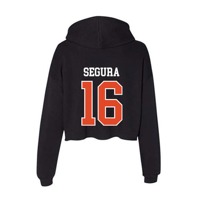 Oregon State - NCAA Baseball : Eric Segura - Women's Crop Fleece Hoodie-1