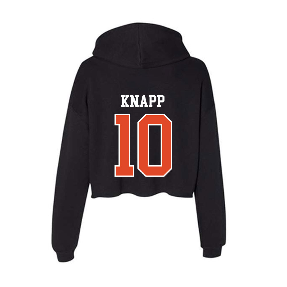 Oregon State - NCAA Football : Logan Knapp - Women's Crop Fleece Hoodie-1
