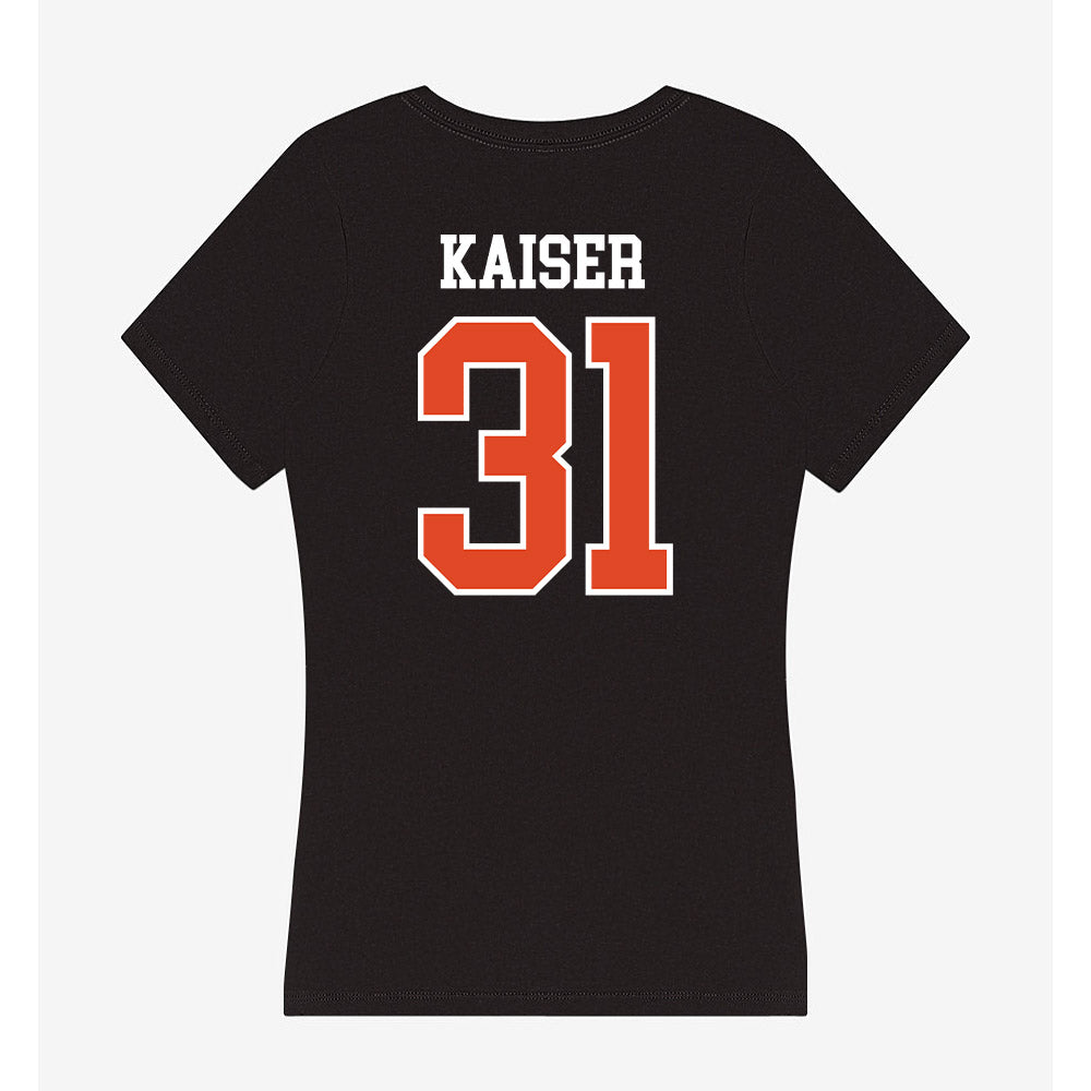 Oregon State - NCAA Baseball : Trevor Kaiser - Women's V-Neck T-Shirt-1