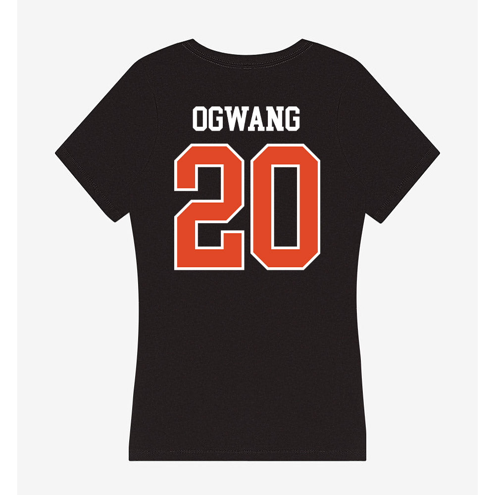 Oregon State - NCAA Men's Soccer : Joseph Ogwang - Women's V-Neck T-Shirt-1