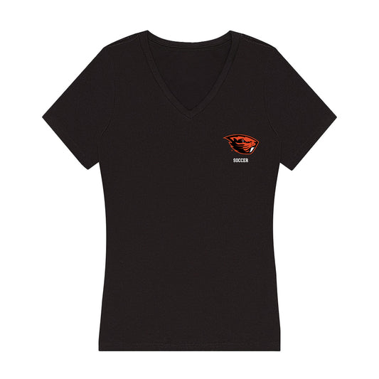 Oregon State - NCAA Men's Soccer : John Koutelieris - Classic Shersey Women's V-Neck T-Shirt-0
