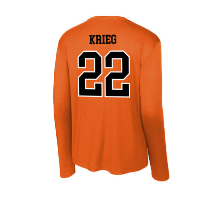 Oregon State - NCAA Baseball : Jacob Krieg - Activewear Long Sleeve T-Shirt-1