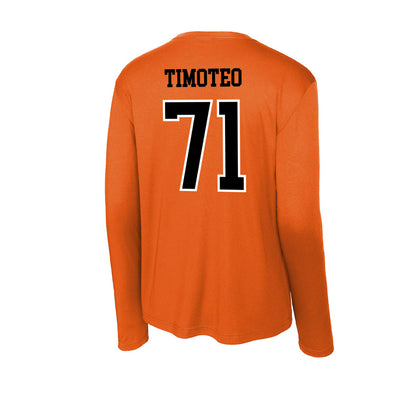 Oregon State - NCAA Football : Josiah Timoteo - Activewear Long Sleeve T-Shirt-1
