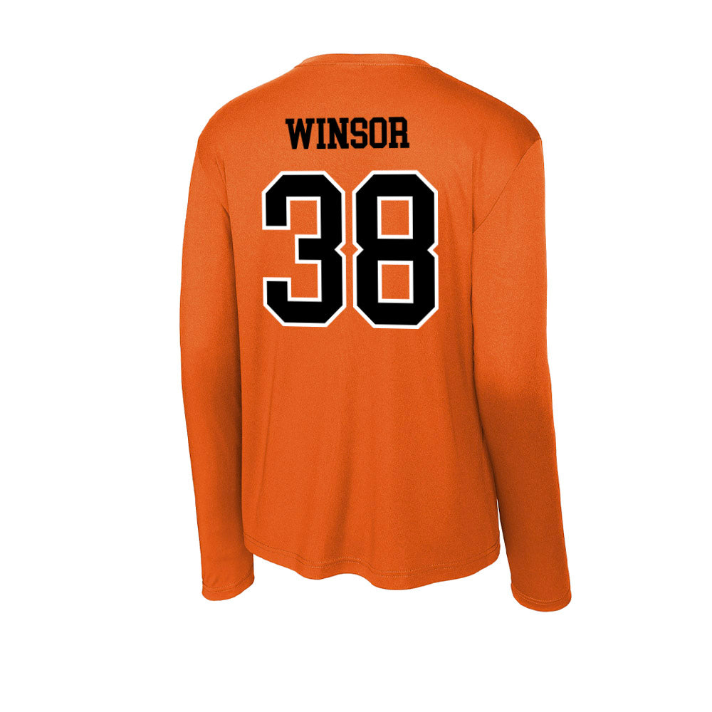 Oregon State - NCAA Football : AJ Winsor - Activewear Long Sleeve T-Shirt-1