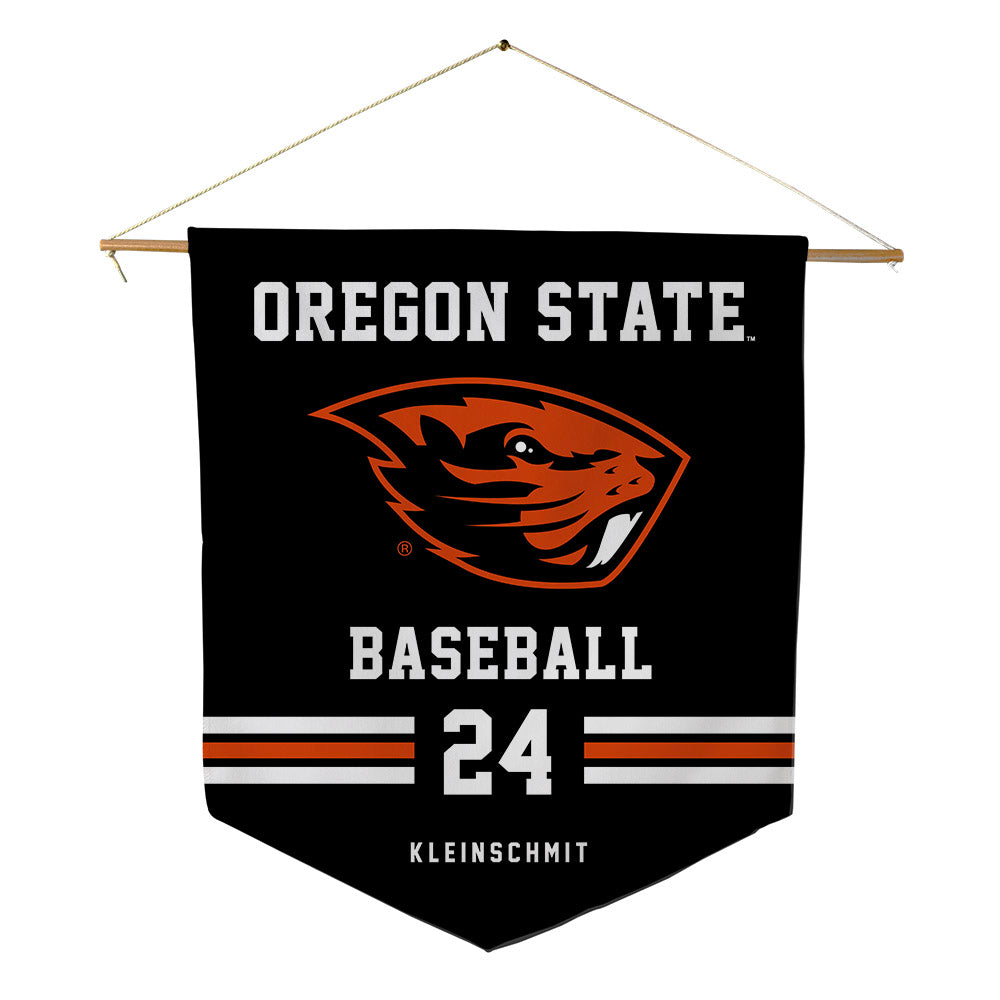 Oregon State - NCAA Baseball : Ethan Kleinschmit - Pennant - 18" x 21"-0