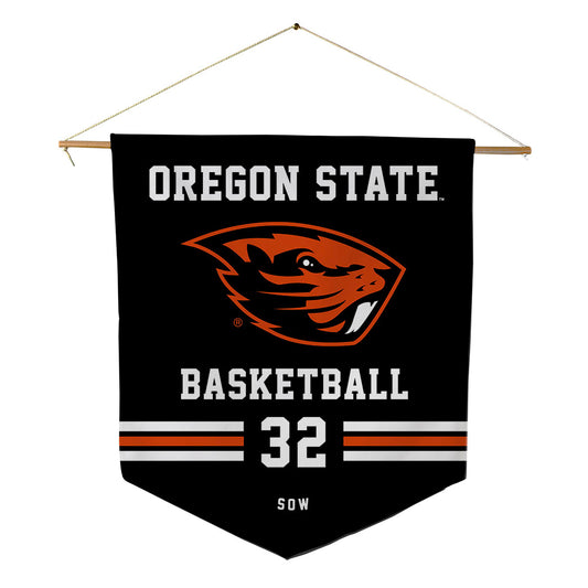 Oregon State - NCAA Women's Basketball : Nene Sow - Pennant - 18" x 21"-0