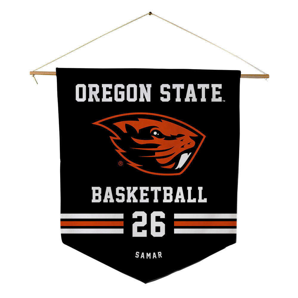 Oregon State - NCAA Men's Basketball : Matija Samar - Pennant - 18" x 21"-0
