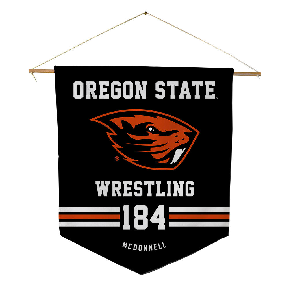 Oregon State - NCAA Wrestling : TJ McDonnell - Pennant - 18" x 21"-0