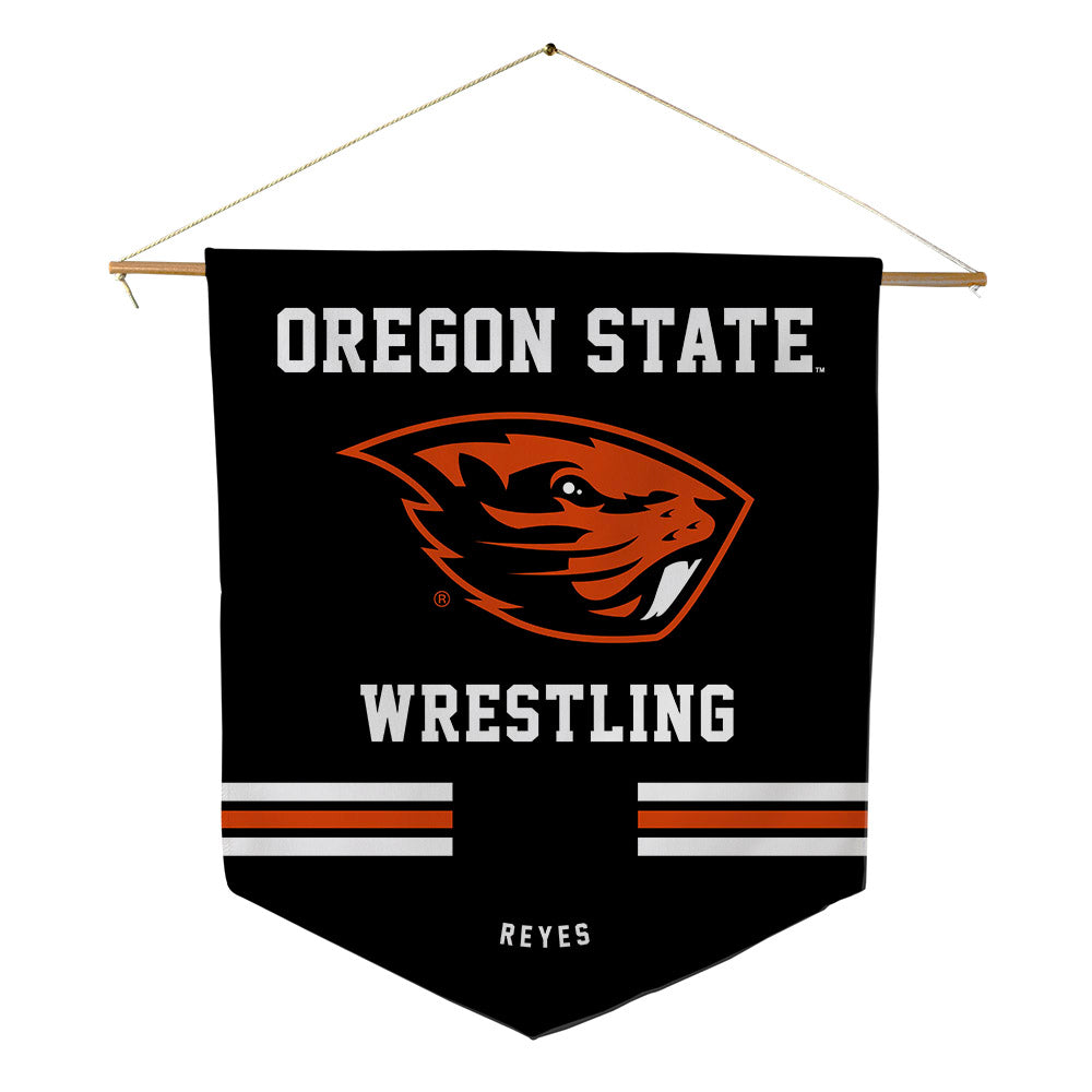 Oregon State - NCAA Wrestling : Adrien Reyes - Pennant - 18" x 21"-0