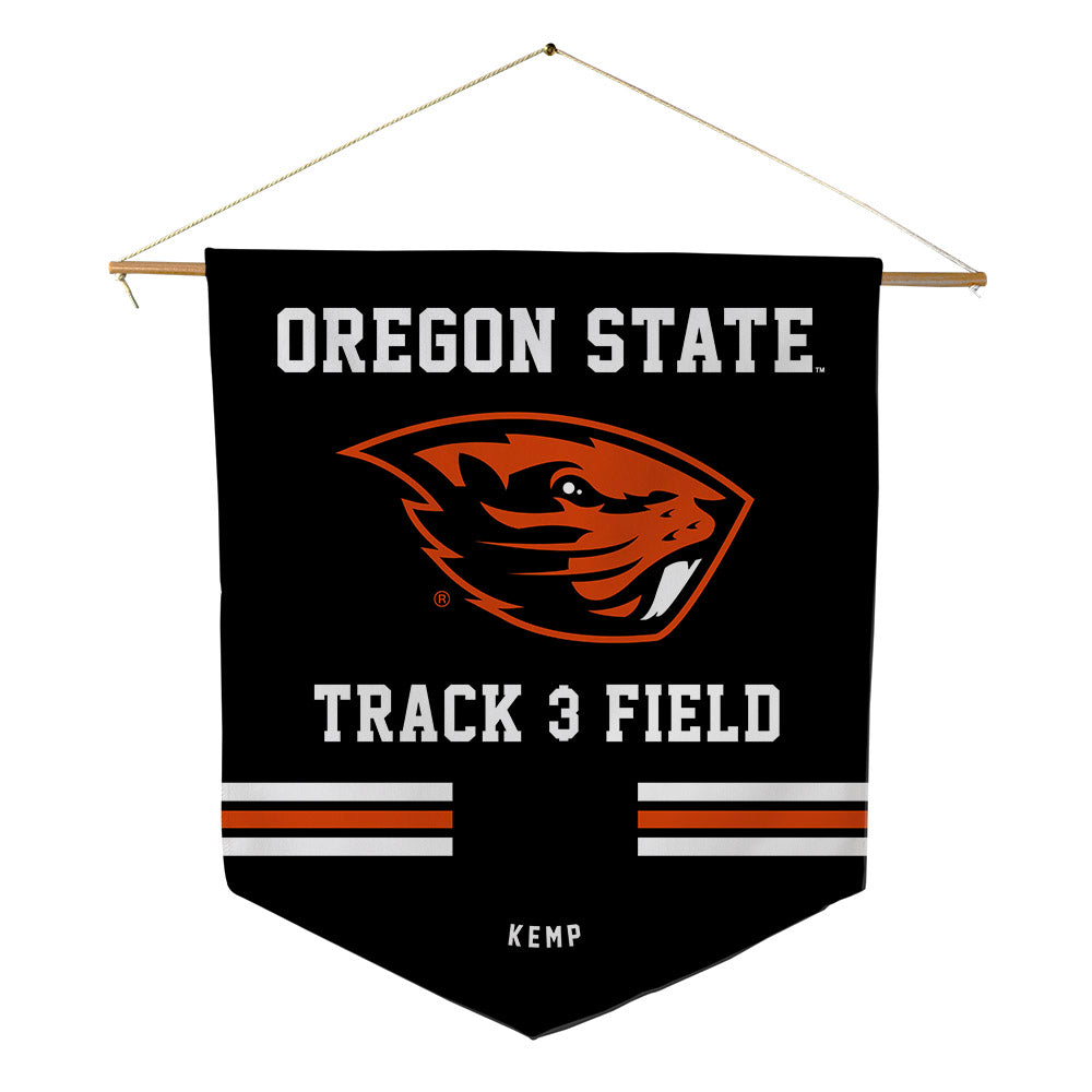 Oregon State - NCAA Men's Track & Field : Mia Kemp - Pennant - 18" x 21"-0