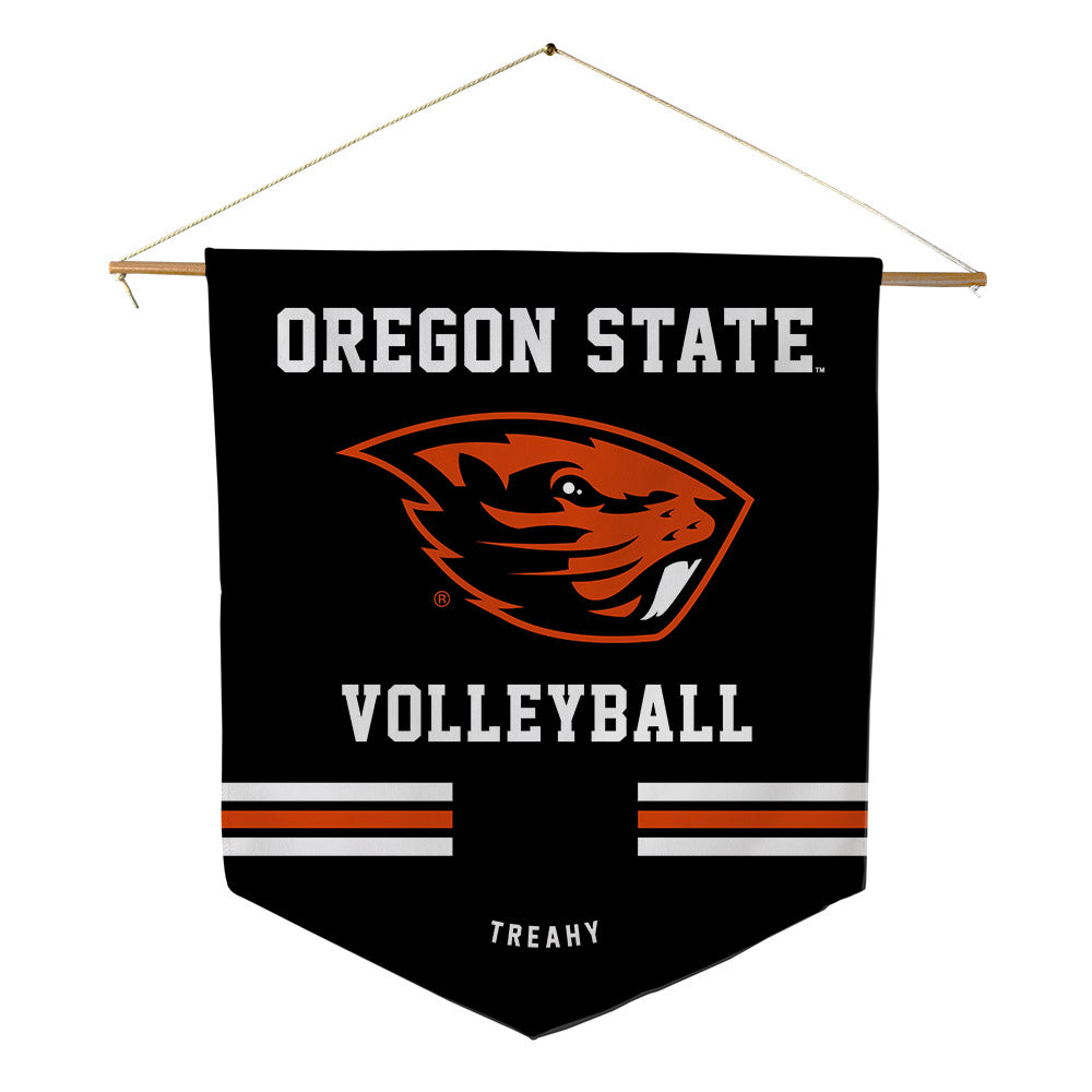 Oregon State - NCAA Women's Volleyball : Taylor Treahy - Pennant - 18" x 21"-0