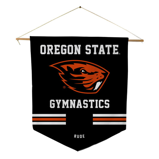 Oregon State - NCAA Women's Gymnastics : Katie Rude - Pennant - 18" x 21"-0