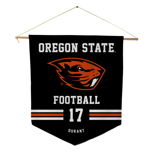 Oregon State - NCAA Football : Malachi Durant - Pennant - 18" x 21"-0